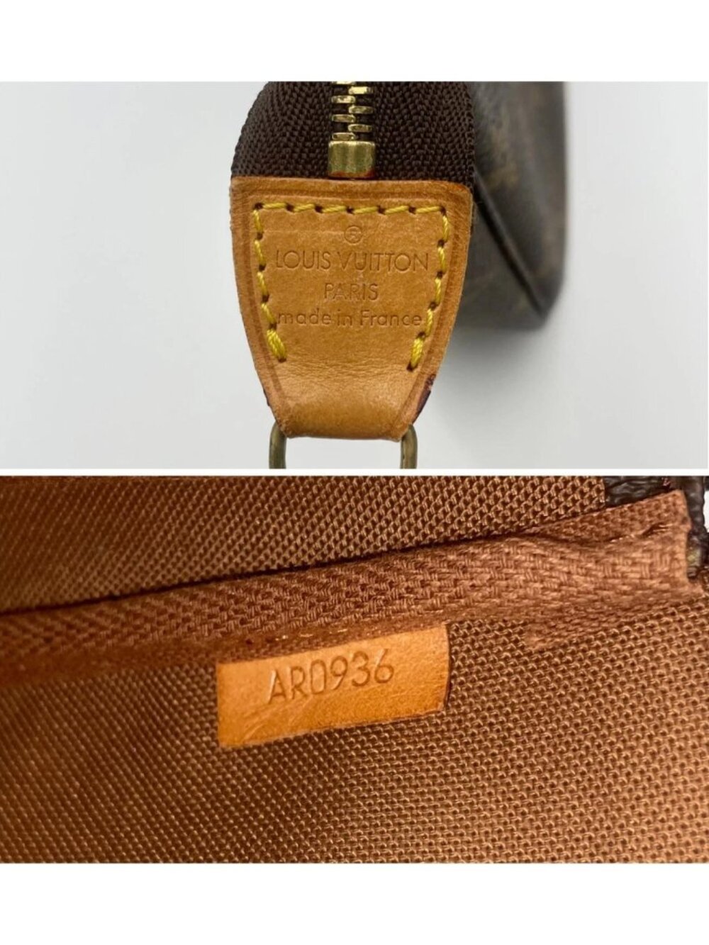 Authentic Louis Vuitton Pochette Accessoires Monogram Canvas Shoulder Bag - Picture 16 of 16
